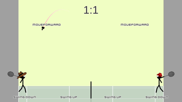 火柴人羽毛球中文版截图2