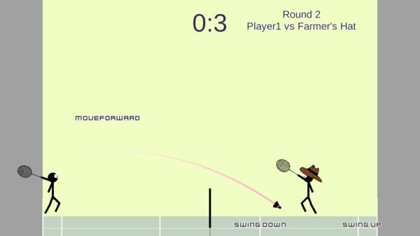 火柴人羽毛球中文版截图3