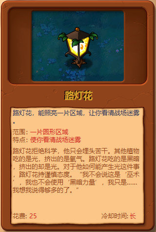 植物大战僵尸全部植物图鉴大全