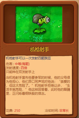 植物大战僵尸全部植物图鉴大全