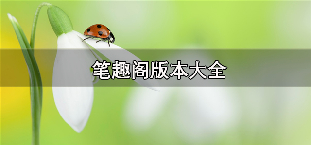 笔趣阁版本大全