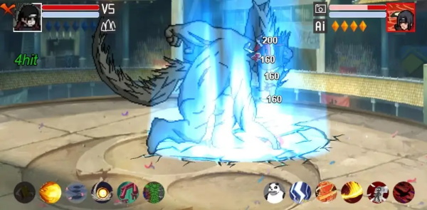 像素火影红面具截图1