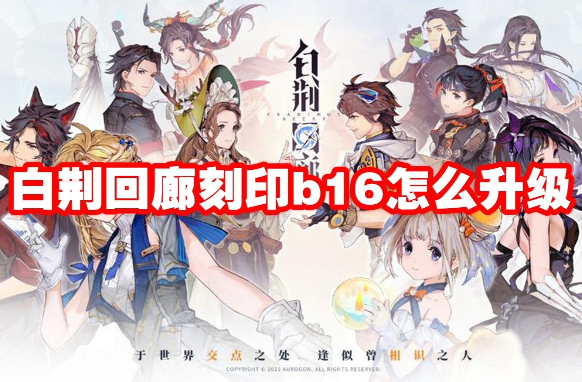 白荆回廊刻印b16怎么升级