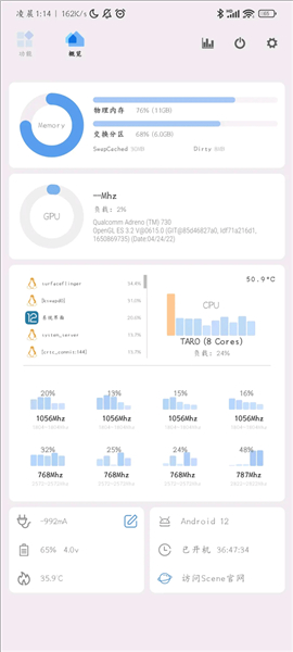 scene5帧率显示器