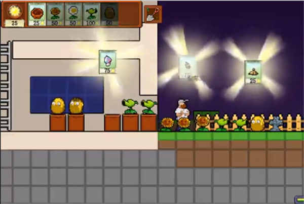 横版像素植物大战僵尸截图1