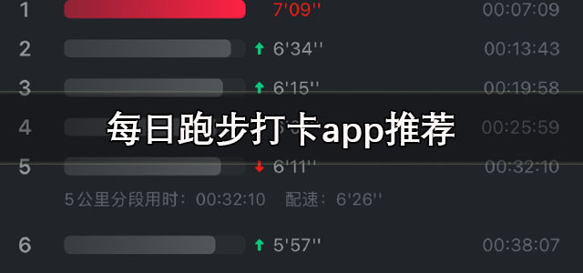 每日跑步打卡