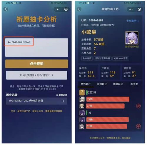 星穹铁道抽卡记录查询工具