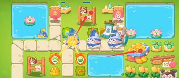 保卫萝卜4白萝卜传奇第34关攻略