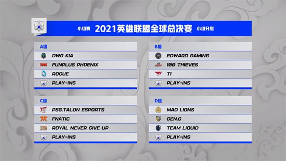 lols11抽签分组队伍介绍