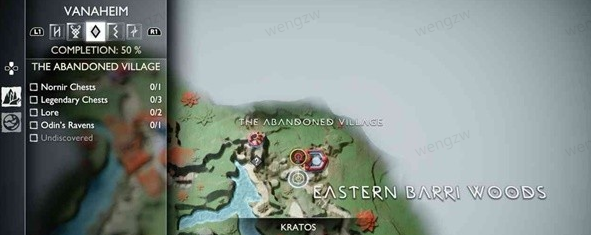 战神诸神黄昏废弃的村落通关步骤