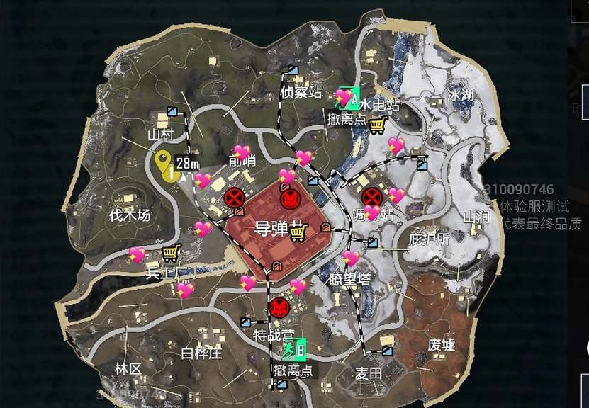 和平精英地铁逃生冰河禁区油桶位置大全