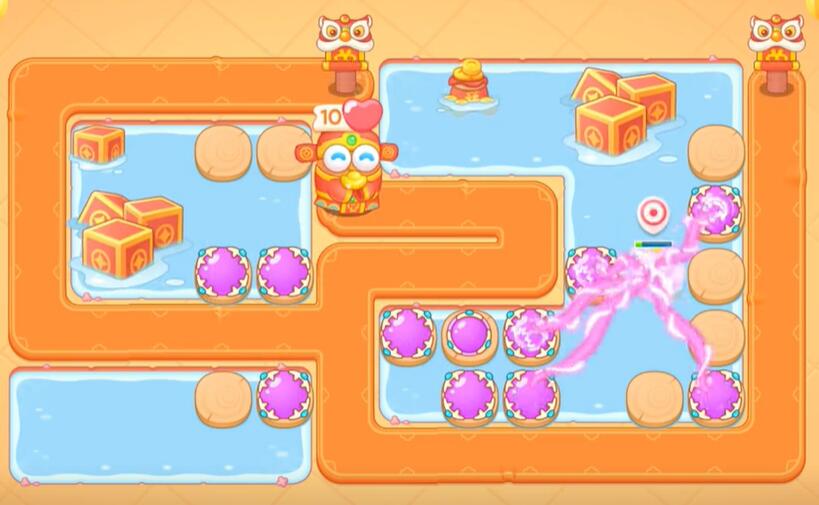 保卫萝卜4福神大作战第7关攻略