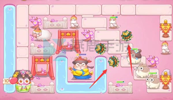 保卫萝卜4秋妃传第52关攻略