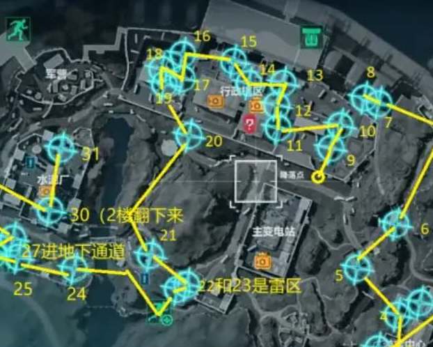 三角洲行动零号大坝鸟窝全收集路线