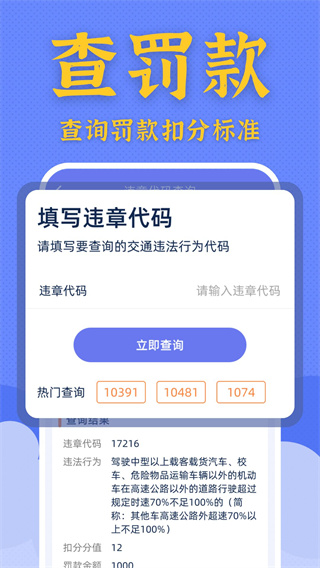 违章驾驶快查截图1