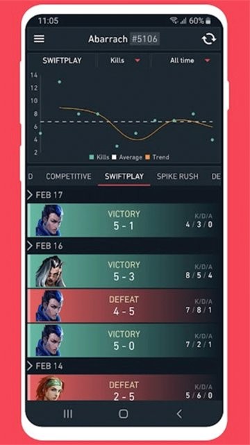 瓦罗兰特战绩查询截图1