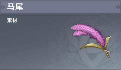 原神马尾分布图