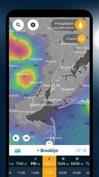 Ventusky风雨气温图截图1