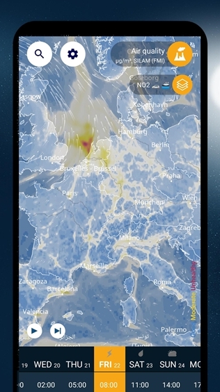 Ventusky风雨气温图截图4