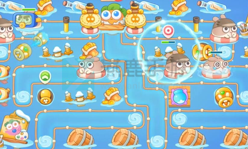 保卫萝卜4暖暖汤泉第9关攻略