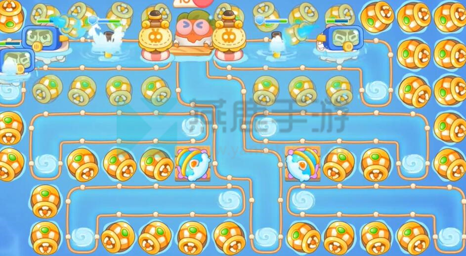 保卫萝卜4暖暖汤泉第9关攻略
