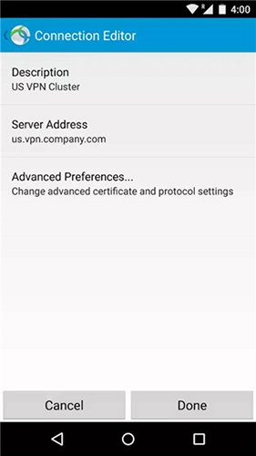AnyConnect安卓下载中文版截图1