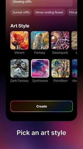 梦境生成器(dream by wombo)app下载中文版苹果手机截图2