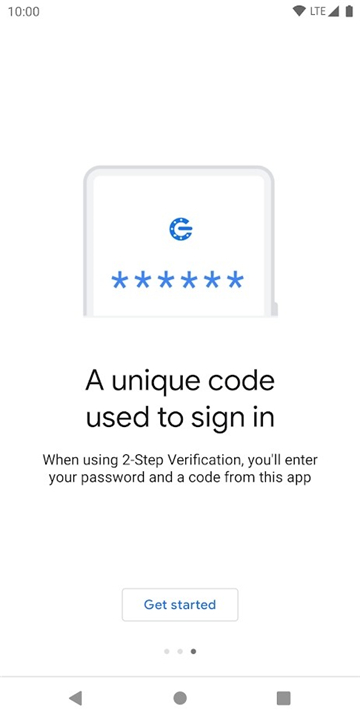 谷歌身份验证器下载app安卓手机版(Google Authenticator)截图1