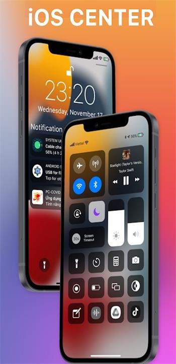 仿ios状态栏截图1