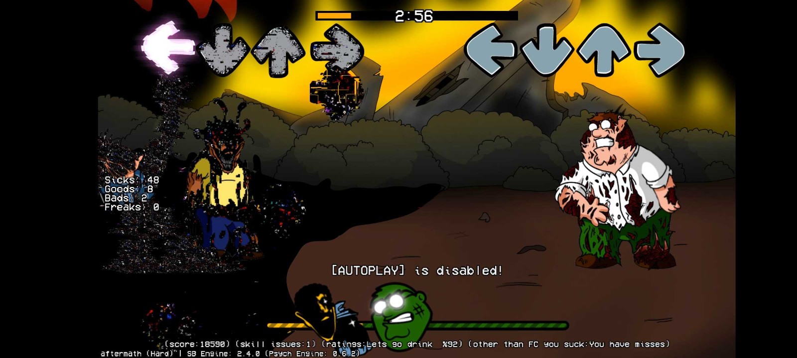 fnf错误化恶搞之家中文版截图5