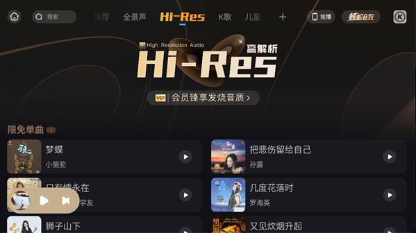 酷狗音乐车机版截图1