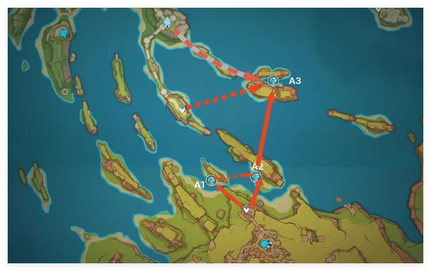 原神5.2纳塔翘枝崖地脉花在哪