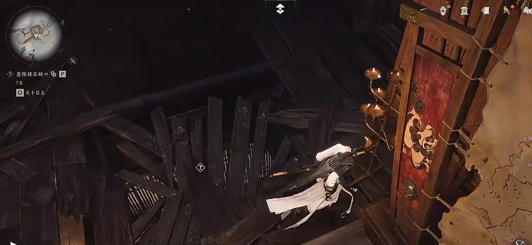 燕云十六声春秋别馆探查楼层缺口怎么做