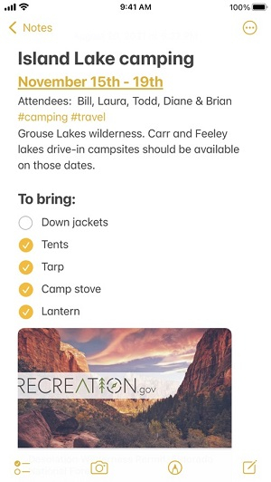 仿苹果备忘录截图1