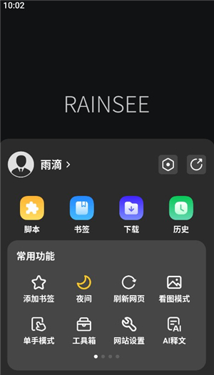 rains浏览器(雨见浏览器)