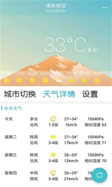 小虎天气截图2