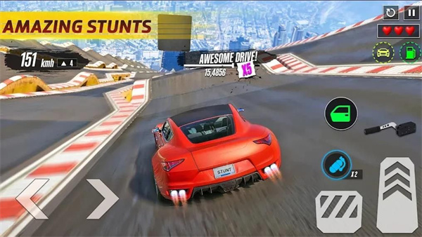 超级坡道特技GT赛车截图2