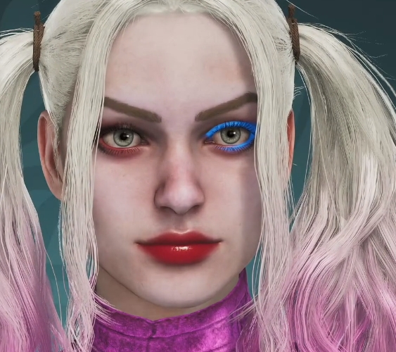 怪物猎人荒野捏脸数据 小丑女哈莉奎茵