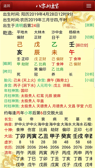 八字排盘宝截图4