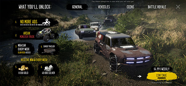 泥泞越野汽车模拟器