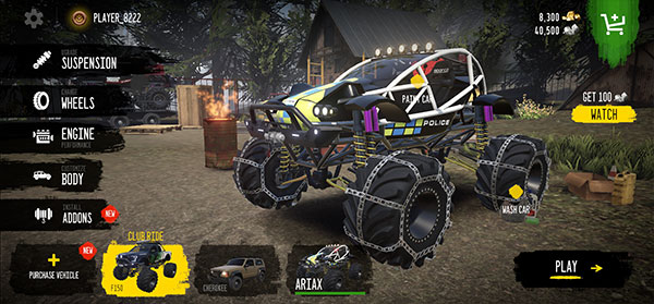 泥泞越野汽车模拟器