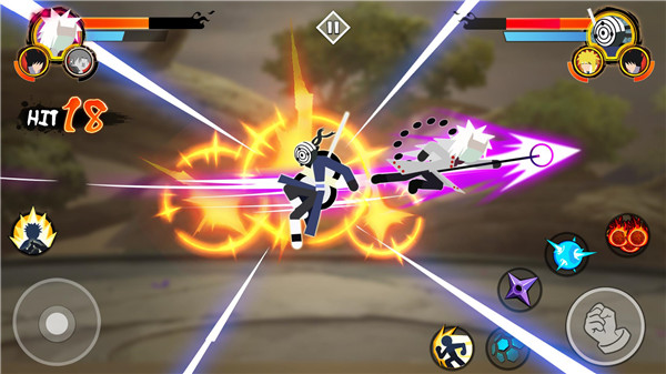 火柴人忍者3v3截图1