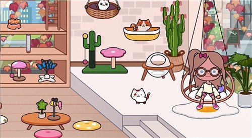 米加小镇世界花朵白建房截图1