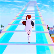 女孩一路向前