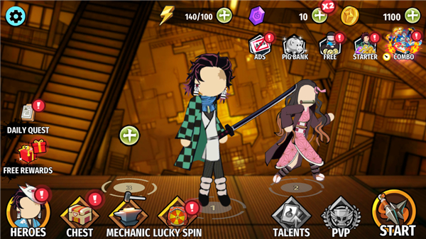 火柴人鬼灭之刃新地图