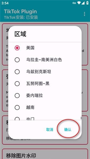 TikTok Plugin换区器