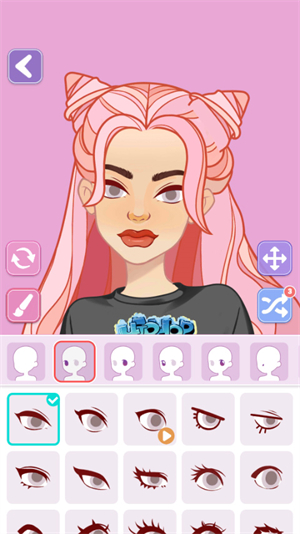 捏脸头像制作器女生版截图1