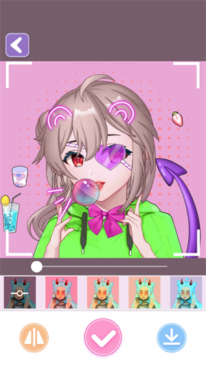 捏脸头像制作器女生版