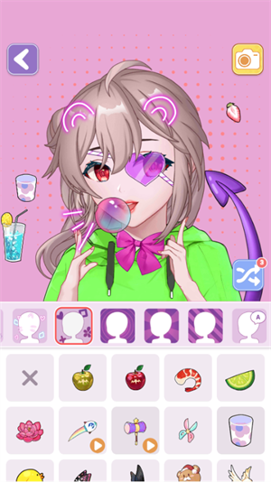 捏脸头像制作器女生版