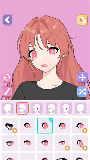 捏脸头像制作器女生版